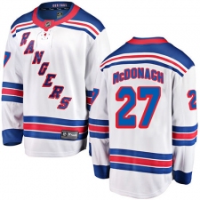 Men's New York Rangers #27 Ryan McDonagh Fanatics Branded White Away Breakaway NHL Jersey