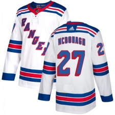 Men's Reebok New York Rangers #27 Ryan McDonagh Authentic White Away NHL Jersey