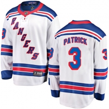 Men's New York Rangers #3 James Patrick Fanatics Branded White Away Breakaway NHL Jersey