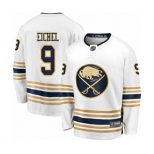 Men's Buffalo Sabres #9 Jack Eichel Fanatics Branded White 50th Season Breakaway Hockey Jersey