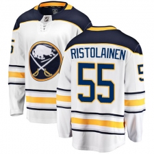Youth Buffalo Sabres #55 Rasmus Ristolainen Fanatics Branded White Away Breakaway NHL Jersey
