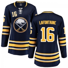 Women's Buffalo Sabres #16 Pat Lafontaine Fanatics Branded Navy Blue Home Breakaway NHL Jersey