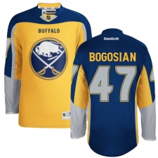 Men's Reebok Buffalo Sabres #47 Zach Bogosian Authentic Gold New Third NHL Jersey