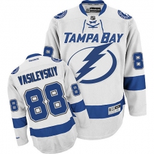 Women's Reebok Tampa Bay Lightning #88 Andrei Vasilevskiy Authentic White Away NHL Jersey