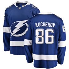 Youth Tampa Bay Lightning #86 Nikita Kucherov Fanatics Branded Royal Blue Home Breakaway NHL Jersey