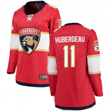 Women's Florida Panthers #11 Jonathan Huberdeau Fanatics Branded Red Home Breakaway NHL Jersey