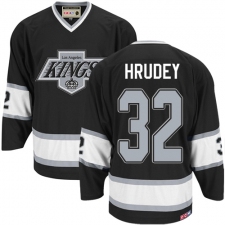 Men's CCM Los Angeles Kings #32 Kelly Hrudey Premier Black Throwback NHL Jersey