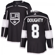 Men's Adidas Los Angeles Kings #8 Drew Doughty Authentic Black Home NHL Jersey