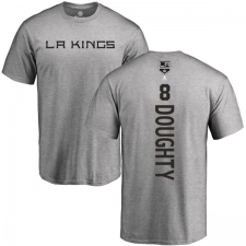 NHL Adidas Los Angeles Kings #8 Drew Doughty Ash Backer T-Shirt