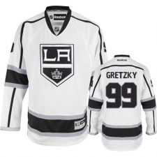 Women's Reebok Los Angeles Kings #99 Wayne Gretzky Authentic White Away NHL Jersey