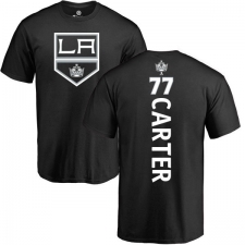 NHL Adidas Los Angeles Kings #77 Jeff Carter Black Backer T-Shirt