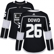 Women's Adidas Los Angeles Kings #26 Nic Dowd Authentic Black Home NHL Jersey