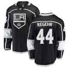 Men's Los Angeles Kings #44 Robyn Regehr Authentic Black Home Fanatics Branded Breakaway NHL Jersey