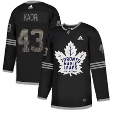Men's Adidas Toronto Maple Leafs #43 Nazem Kadri Black Authentic Classic Stitched NHL Jersey