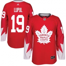 Men's Adidas Toronto Maple Leafs #19 Joffrey Lupul Premier Red Alternate NHL Jersey