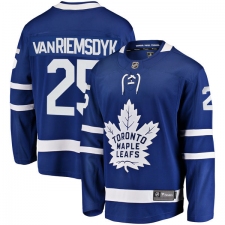 Men's Toronto Maple Leafs #25 James Van Riemsdyk Fanatics Branded Royal Blue Home Breakaway NHL Jersey