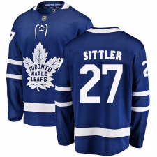 Men's Toronto Maple Leafs #27 Darryl Sittler Fanatics Branded Royal Blue Home Breakaway NHL Jersey
