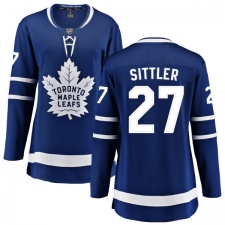 Women's Toronto Maple Leafs #27 Darryl Sittler Fanatics Branded Royal Blue Home Breakaway NHL Jersey