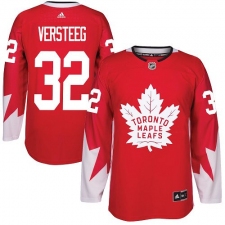 Men's Adidas Toronto Maple Leafs #32 Kris Versteeg Authentic Red Alternate NHL Jersey