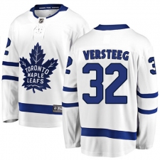Men's Toronto Maple Leafs #32 Kris Versteeg Fanatics Branded White Away Breakaway NHL Jersey