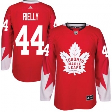 Men's Adidas Toronto Maple Leafs #44 Morgan Rielly Authentic Red Alternate NHL Jersey