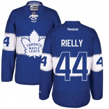 Men's Reebok Toronto Maple Leafs #44 Morgan Rielly Authentic Royal Blue 2017 Centennial Classic NHL Jersey