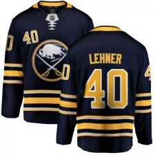 Youth Buffalo Sabres #40 Robin Lehner Fanatics Branded Navy Blue Home Breakaway NHL Jersey