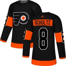 Men's Adidas Philadelphia Flyers #8 Dave Schultz Premier Black Alternate NHL Jersey