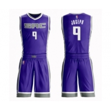 Youth Sacramento Kings #9 Cory Joseph Swingman Purple Basketball Suit Jersey - Icon Edition