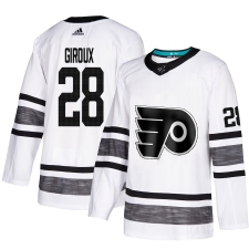 Men's Adidas Philadelphia Flyers #28 Claude Giroux White 2019 All-Star Game Parley Authentic Stitched NHL Jersey