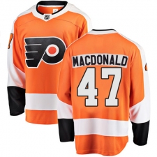 Youth Philadelphia Flyers #47 Andrew MacDonald Fanatics Branded Orange Home Breakaway NHL Jersey