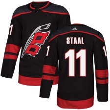 Men's Adidas Carolina Hurricanes #11 Jordan Staal Authentic Black Alternate NHL Jersey