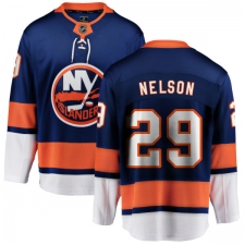 Men's New York Islanders #29 Brock Nelson Fanatics Branded Royal Blue Home Breakaway NHL Jersey