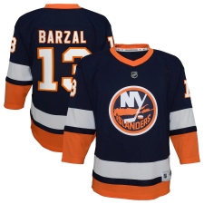 Youth New York Islanders #13 Mathew Barzal Navy 2020-21 Special Edition Replica Player Jersey