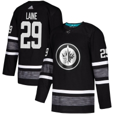 Men's Adidas Winnipeg Jets #29 Patrik Laine Black 2019 All-Star Game Parley Authentic Stitched NHL Jersey