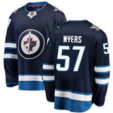 Men's Winnipeg Jets #57 Tyler Myers Fanatics Branded Navy Blue Home Breakaway NHL Jersey
