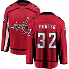 Men's Washington Capitals #32 Dale Hunter Fanatics Branded Red Home Breakaway NHL Jersey