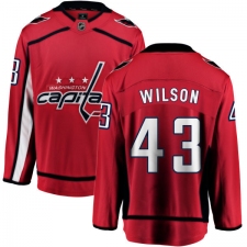 Men's Washington Capitals #43 Tom Wilson Fanatics Branded Red Home Breakaway NHL Jersey