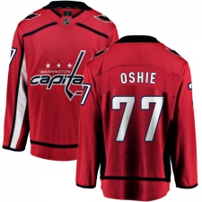 Men's Washington Capitals #77 T.J. Oshie Fanatics Branded Red Home Breakaway NHL Jersey