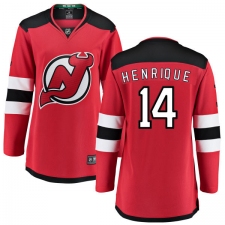 Women's New Jersey Devils #14 Adam Henrique Fanatics Branded Red Home Breakaway NHL Jersey