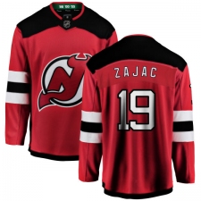 Youth New Jersey Devils #19 Travis Zajac Fanatics Branded Red Home Breakaway NHL Jersey