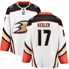 Men's Anaheim Ducks #17 Ryan Kesler Fanatics Branded White Away Breakaway NHL Jersey