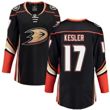 Women's Anaheim Ducks #17 Ryan Kesler Fanatics Branded Black Home Breakaway NHL Jersey