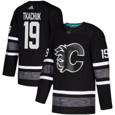 Men's Adidas Calgary Flames #19 Matthew Tkachuk Black 2019 All-Star Game Parley Authentic Stitched NHL Jersey