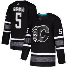 Men's Adidas Calgary Flames #5 Mark Giordano Black 2019 All-Star Game Parley Authentic Stitched NHL Jersey