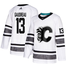 Men's Adidas Calgary Flames #13 Johnny Gaudreau White 2019 All-Star Game Parley Authentic Stitched NHL Jersey