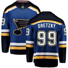 Youth St. Louis Blues #99 Wayne Gretzky Fanatics Branded Royal Blue Home Breakaway NHL Jersey