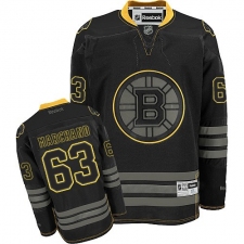 Men's Reebok Boston Bruins #63 Brad Marchand Authentic Black Ice NHL Jersey