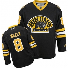 Men's Reebok Boston Bruins #8 Cam Neely Premier Black Third NHL Jersey