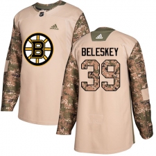 Youth Adidas Boston Bruins #39 Matt Beleskey Authentic Camo Veterans Day Practice NHL Jersey